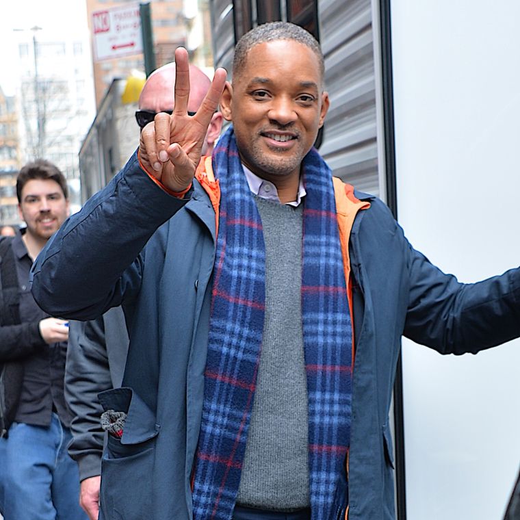 Will Smith on the set of “Collateral Beauty” in 2016