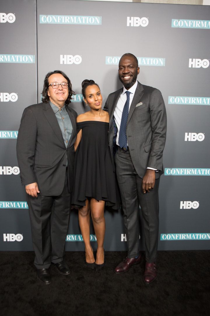 Len Amato, Kerry Washington, & Director Rick Famuyiwa at the New York premiere of HBO’s “Confirmation.”