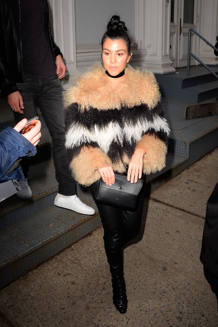 Kourtney looking smokin’ in fur.