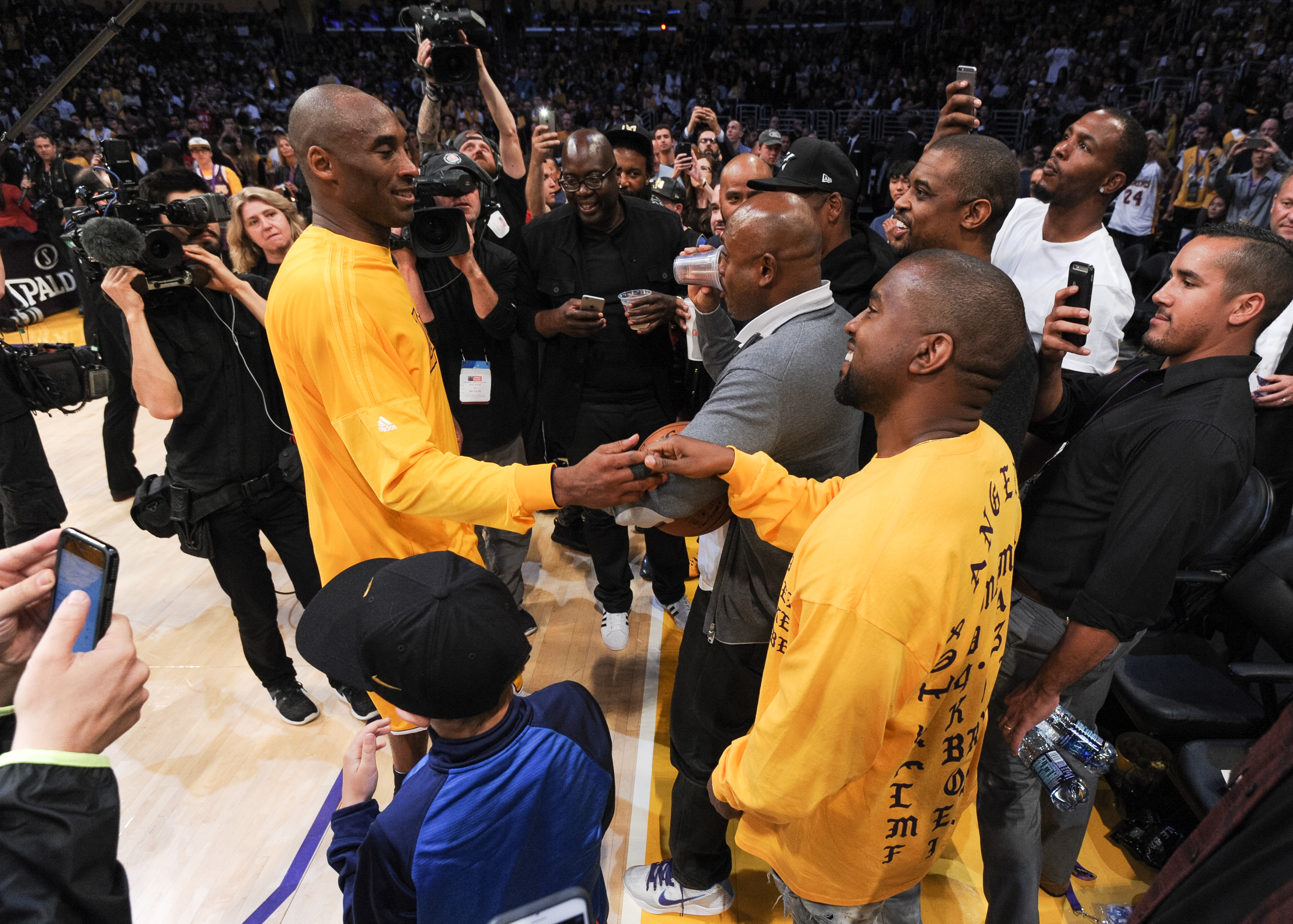 kanye west and kobe bryant