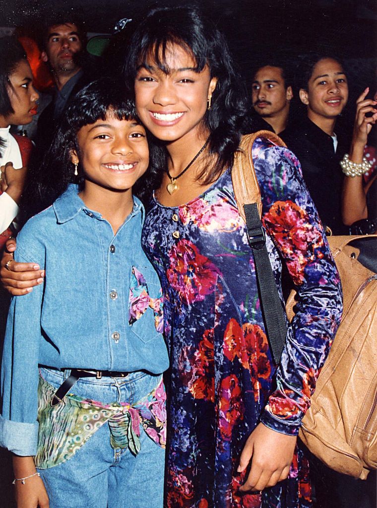 Tatyana and Kimberly Ali show off their super sweet smiles.