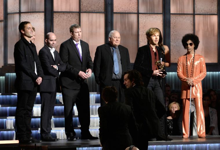Prince at the Grammy Awards.