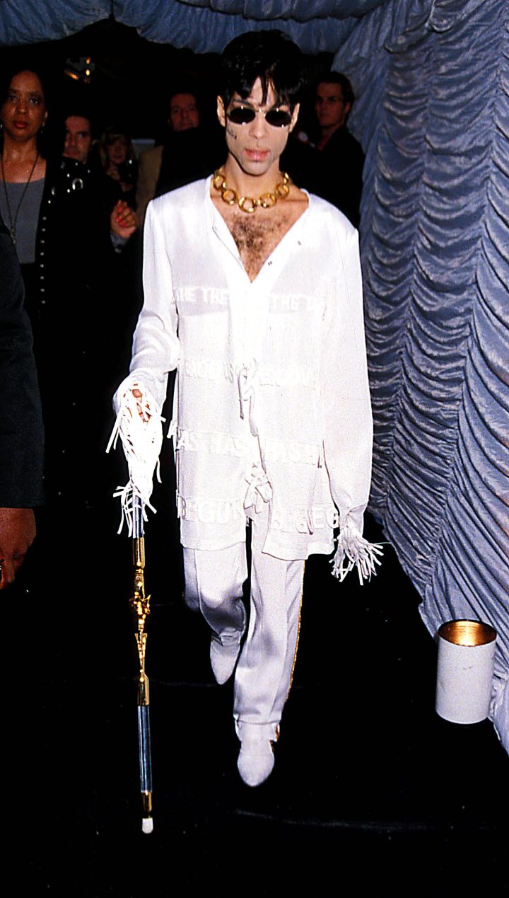 Prince at the MTV/VH1 Party, Round House, London.