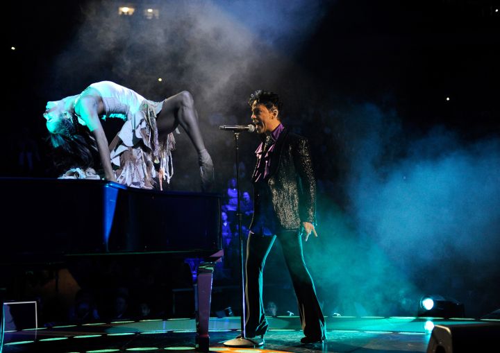 Misty Copeland with Prince on his ‘Welcome 2 America’ tour