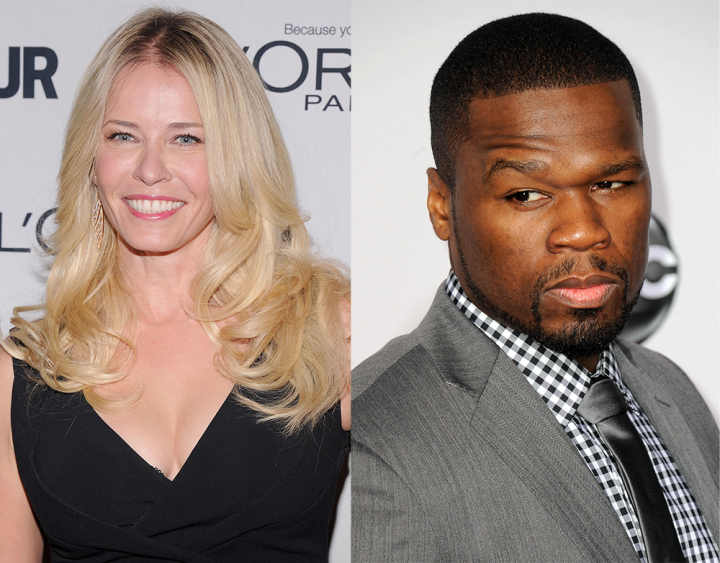 Celebrity Odd Couples: Chelsea Handler + 50 Cent