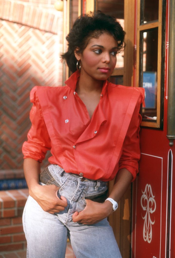 Janet Jackson made shoulder pads the go-to trend in the ’80s.