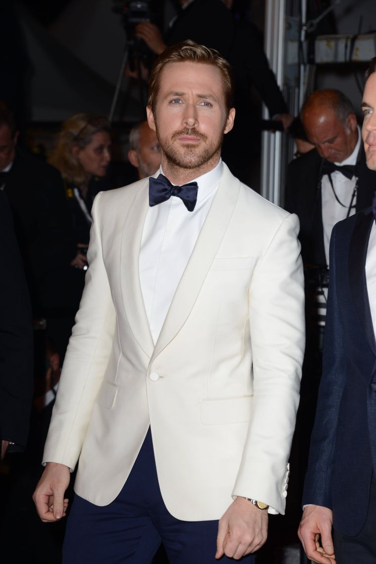 Ryan Gosling suited up for the premiere of “The Nice Guys.”