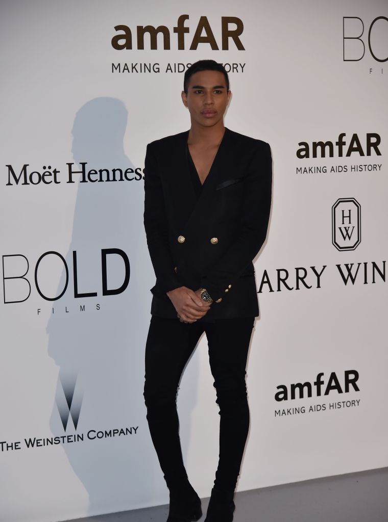 Designer Olivier Rousteing arrived in Balmain, duh.