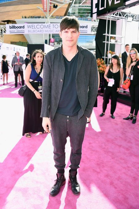 Ashton Kutcher stepped out for the evening’s festivities as well.
