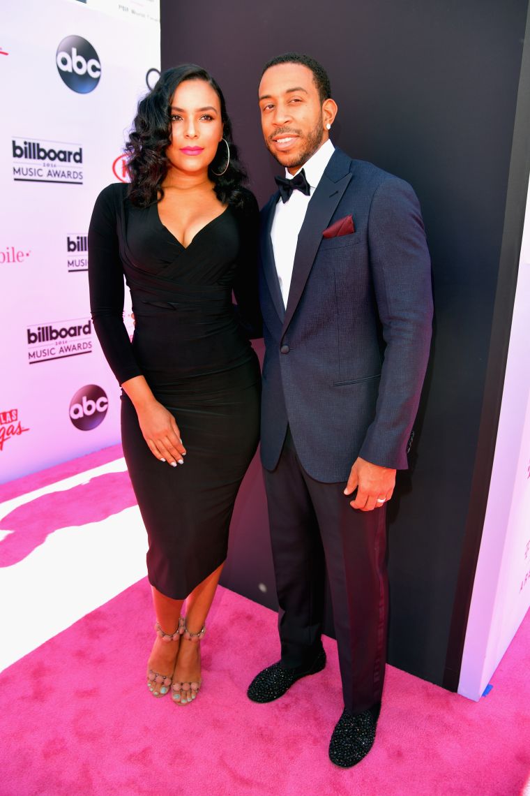 One of the night’s hosts, Ludacris, walked the carpet with wife, Eudoxie.