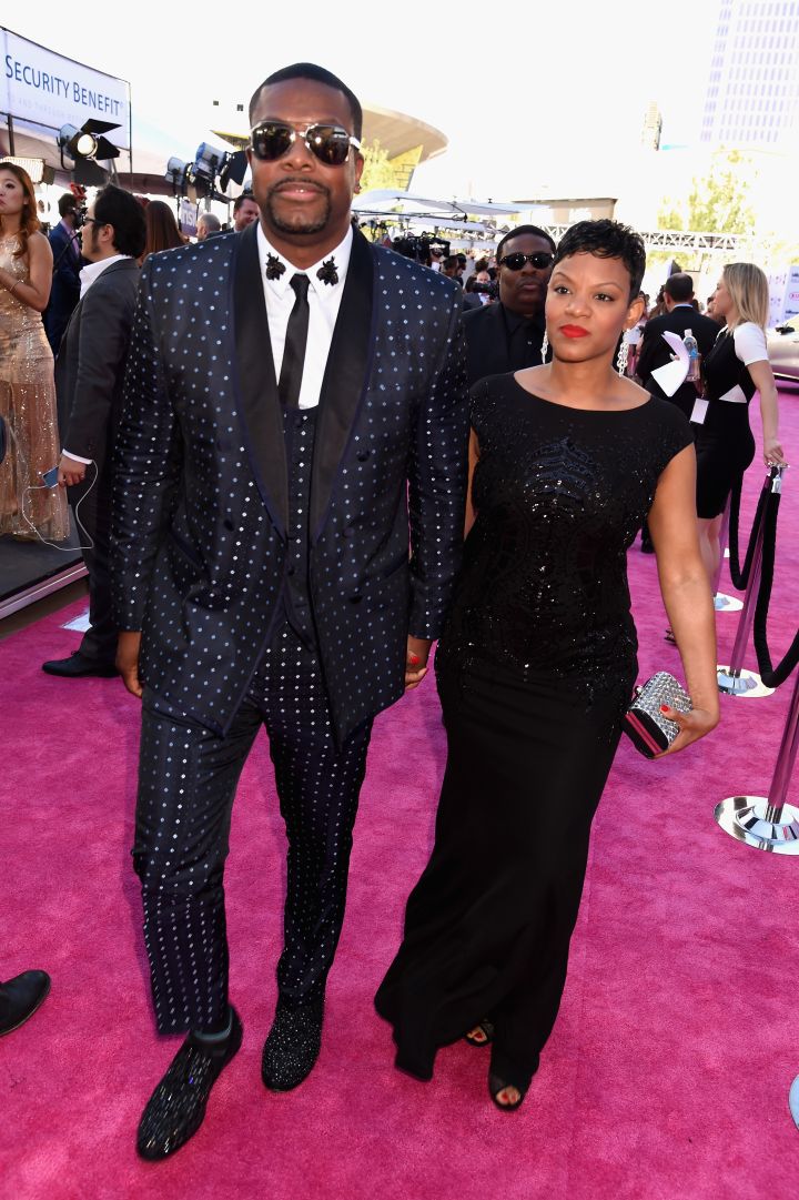Chris Tucker walked hand-in-hand with his gorgeous date.