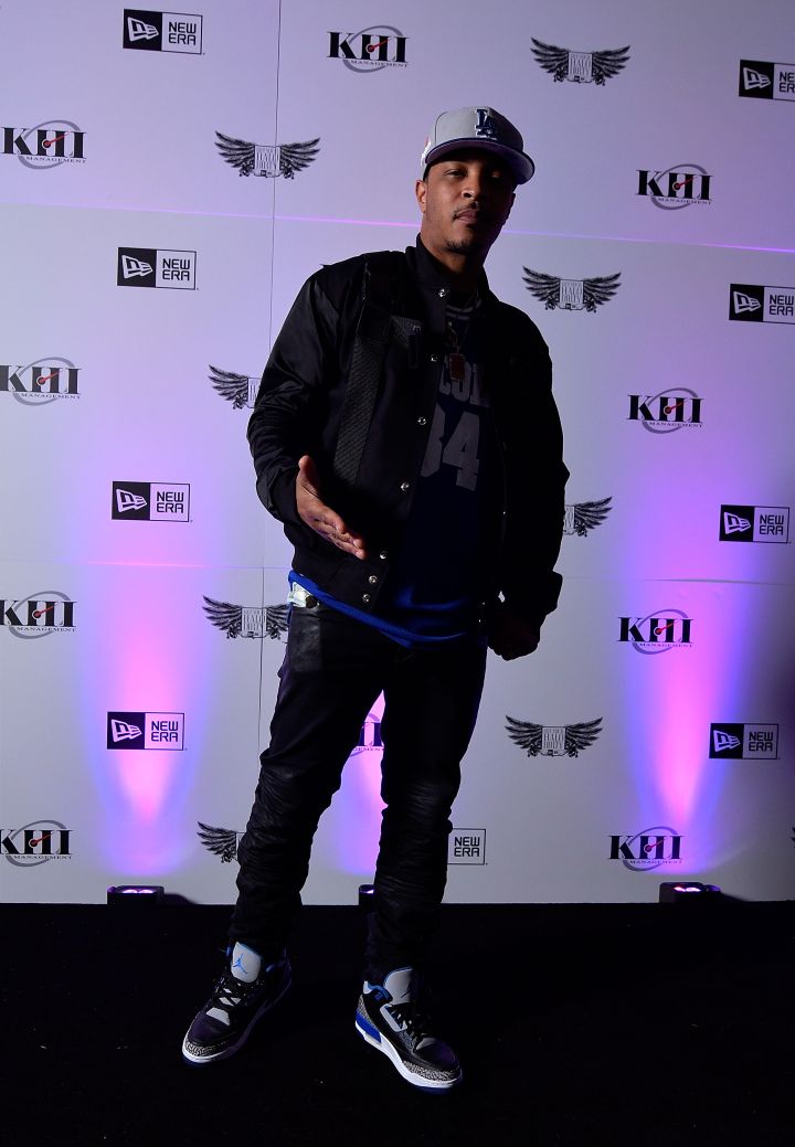 T.I. performed at the New Era NASCAR All-Star weekend kickoff.