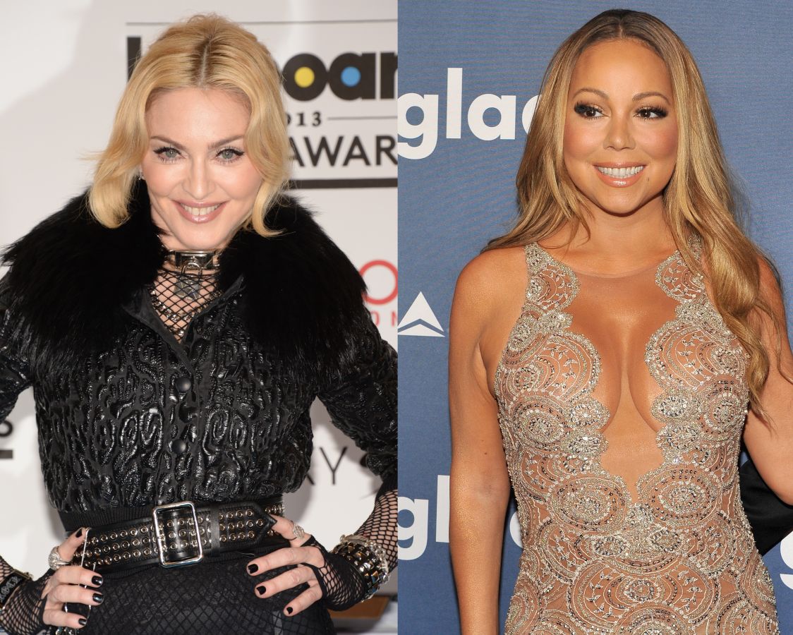 Madonna and Mariah Carey