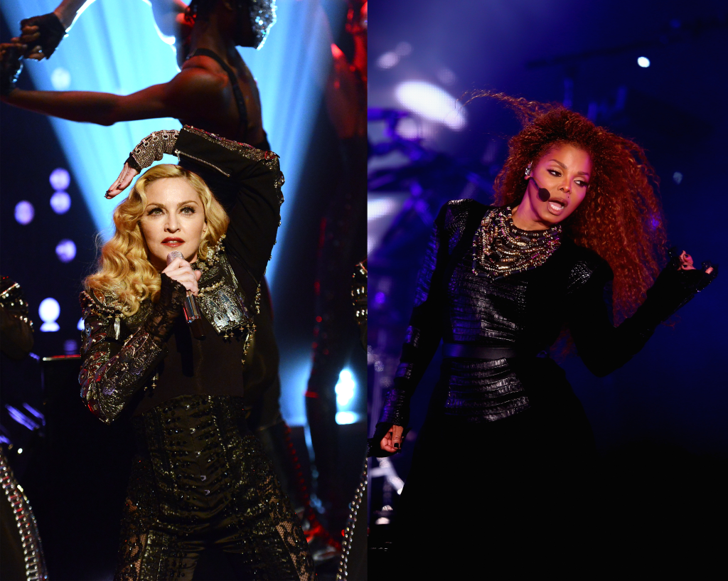 Madonna and Janet Jackson