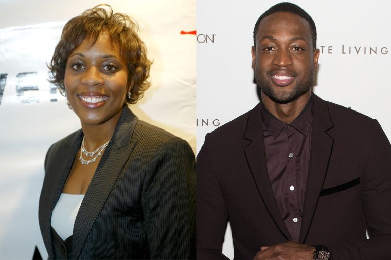 Siohvaughn Funches and Dwyane Wade