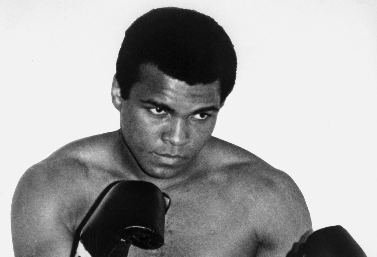 A portrait of Muhammad Ali