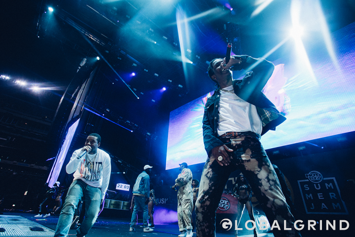 A$AP Rocky performing at 2016 Hot 97 Summer Jam at Met Life Stadium.