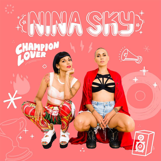 Nina Sky "Champion Lover" single art