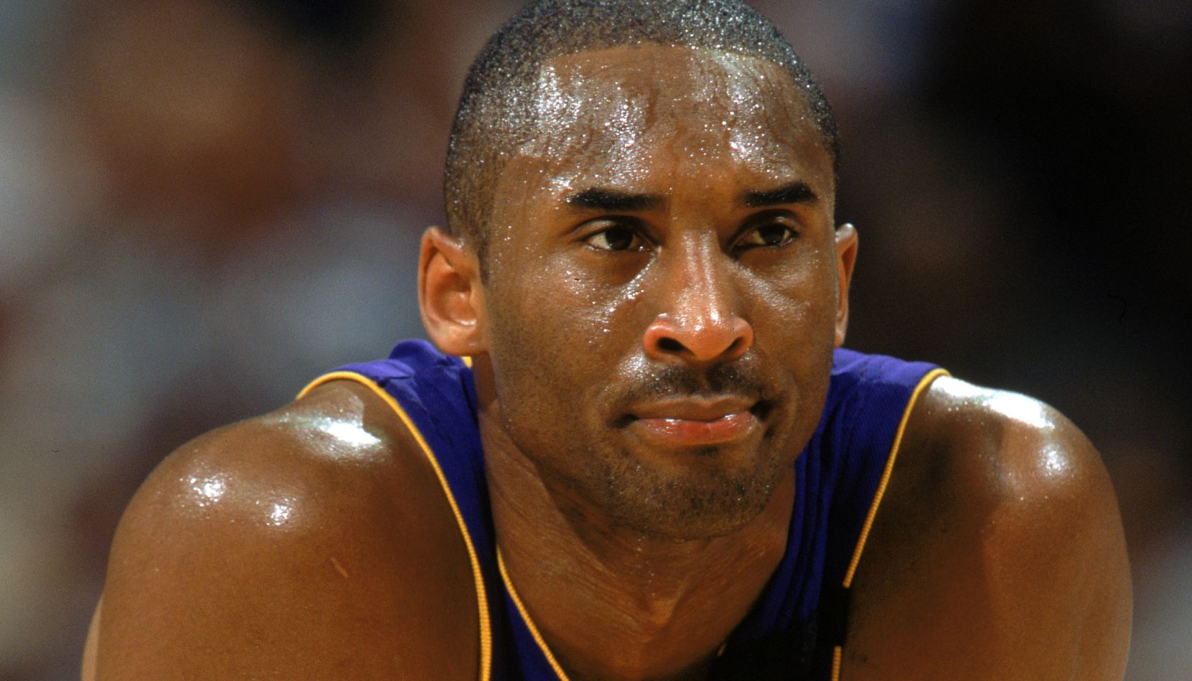 Kobe Bryant on the court