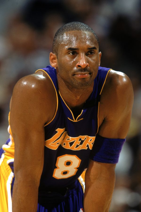Kobe Bryant on the court