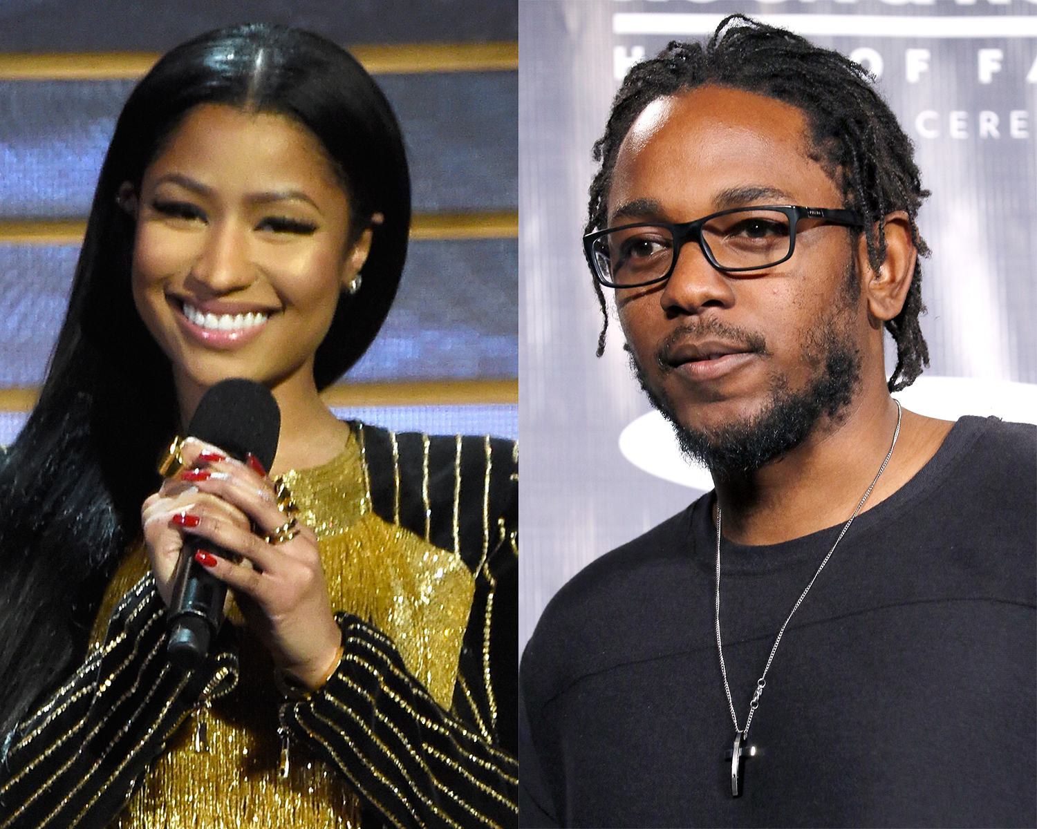 Nicki Minaj and Kendrick Lamar