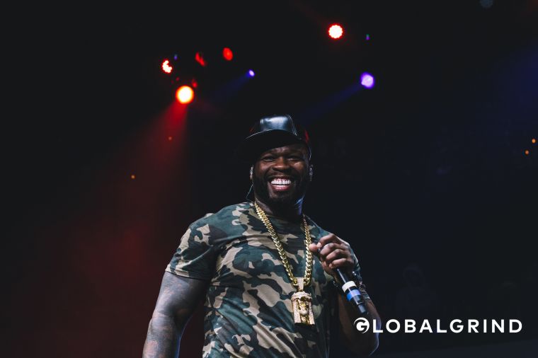 Curtis cracks a smile at Hot 107.9’s Birthday Bash concert in Atlanta.