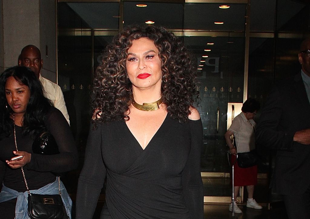 Tina Knowles-Lawson, mother of singer Beyonce, spotted leaving the 'Today' show in NYC's Rockefeller Center