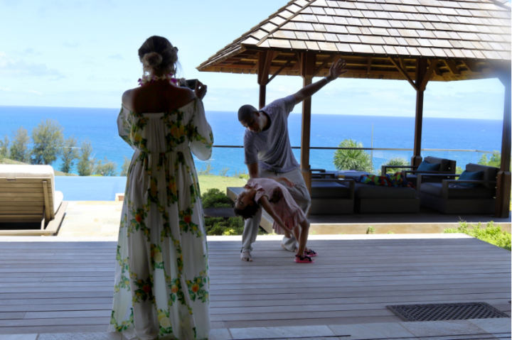 An interpretive dance starring Blue Ivy and Jay Z.