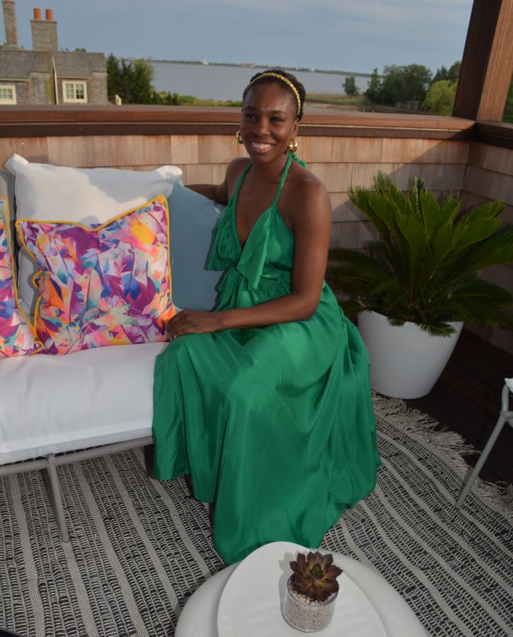 Venus Williams at Holiday House in the Hamptons