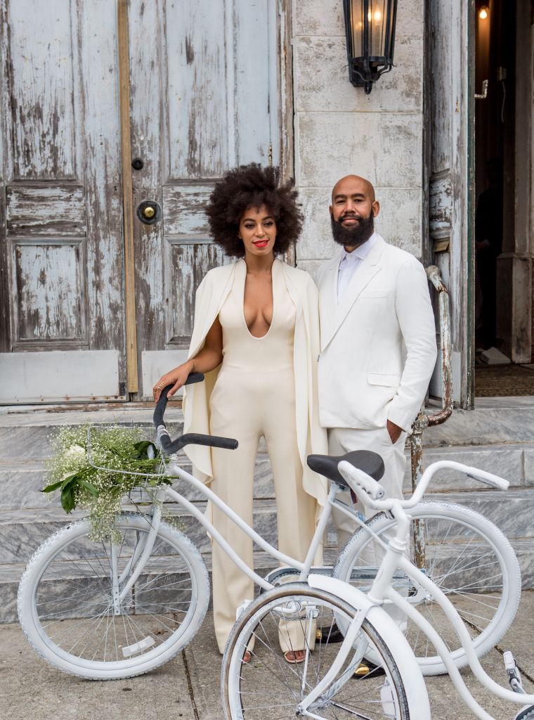 Solo put a spin on all white for her wedding & we loved every ounce of it.