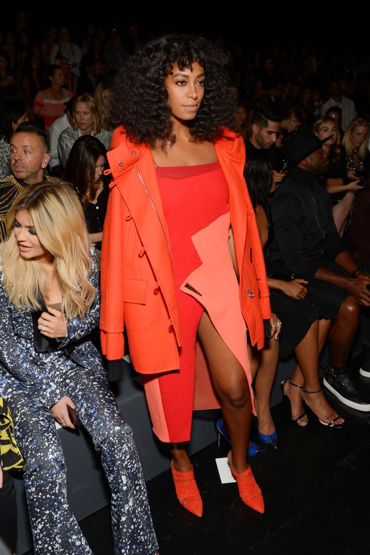 Front row at the 2016 Prabal Gurung NY Fashion Week show.