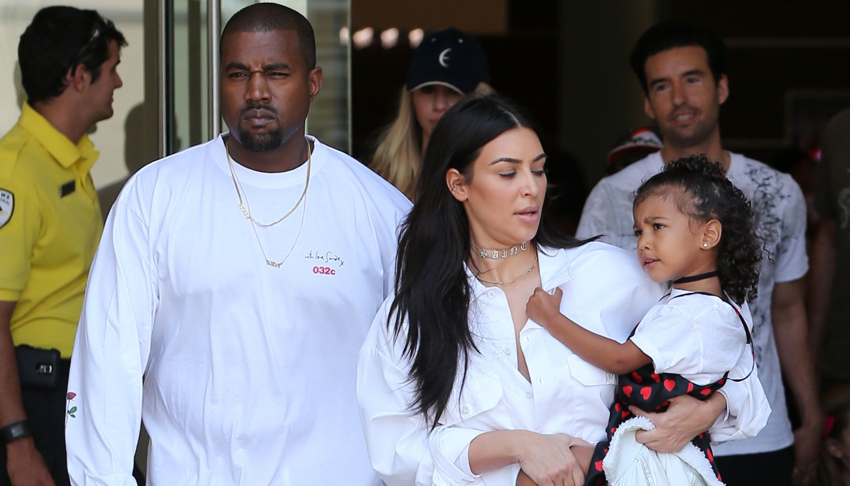Kanye West, Kim Kardashian and North West