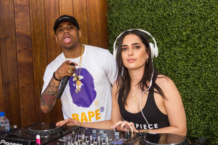 Mack Wilds & Kittens At JBL’s Poolside Party In Beverly Hills.