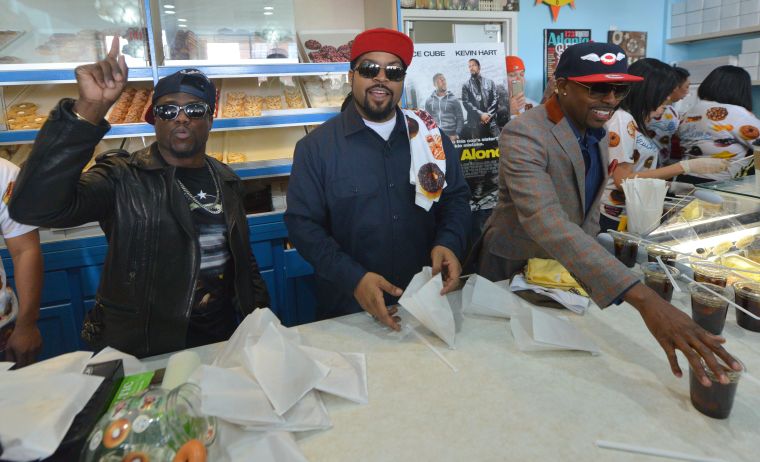 Kevin Hart, Ice Cube, and Will Packer