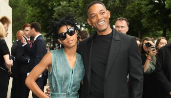 Willow, Will Smith at Chanel Haute Couture Fall/Winter 2016-2017 show for Paris Fashion Week