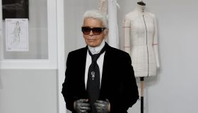 Karl Lagerfeld - Celebrities at Paris Fashion Week