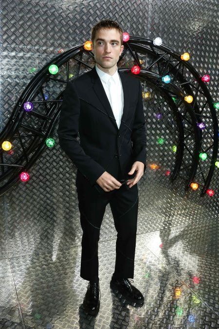 Robert Pattinson at the Dior Homme show.