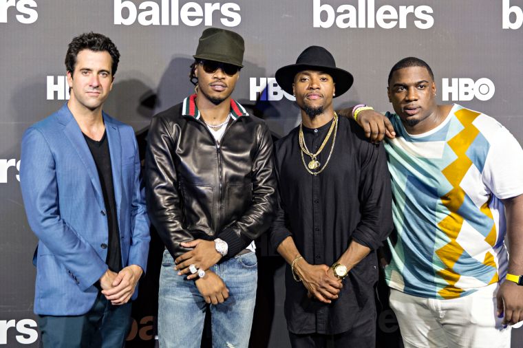 Troy Garity, Future, London Brown, and Donovan Carter On The HBO ‘Ballers’ Red Carpet In Miami