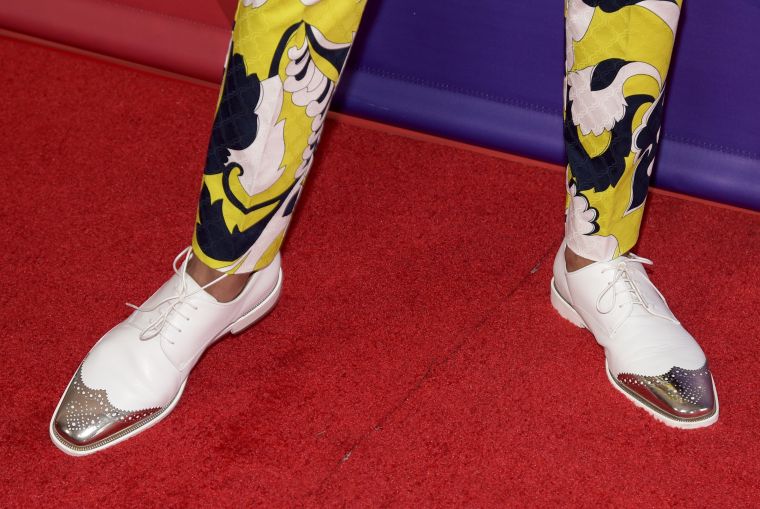 ...basic white with an understated steel toe might be best.