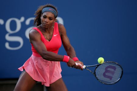 Serena goes pink on pink at the 2013 US Open