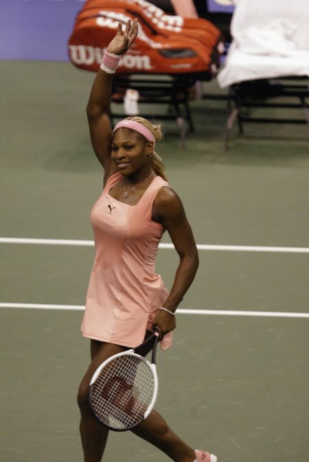 Serena is just a peach at the 2002 Home Depot Championships