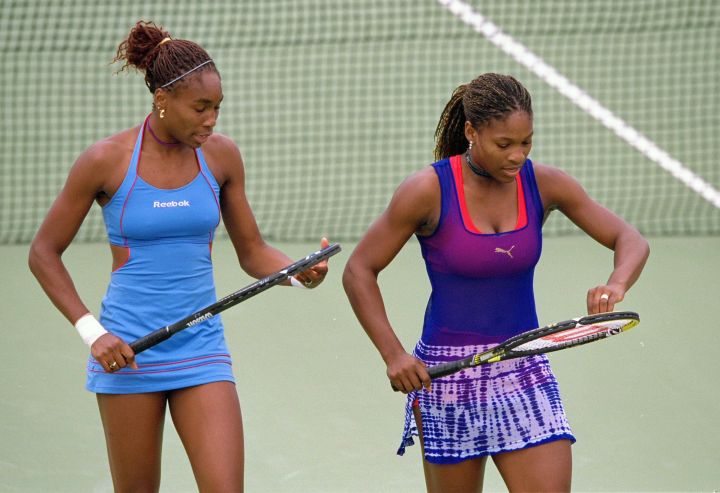 Venus and Serena looked super stylish at the 2000 Sydney Olympics.