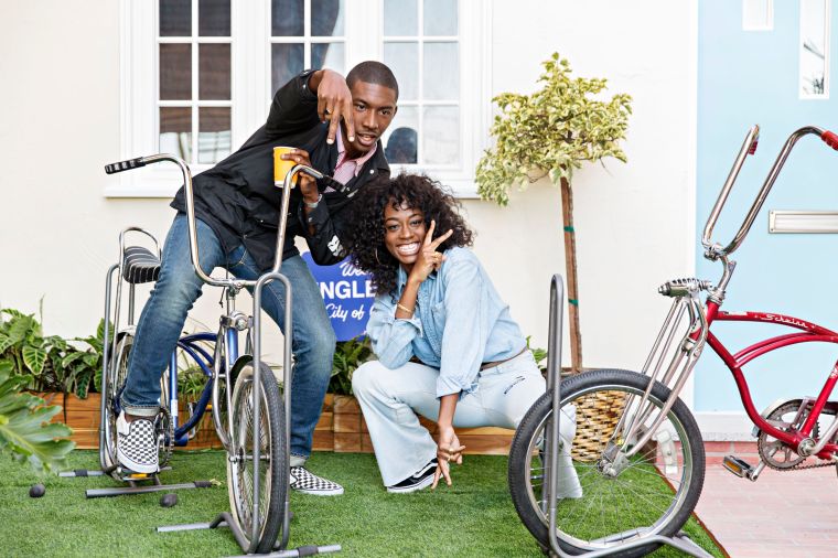 Kari Faux Enjoying The ‘Insecure’ Photo Booth.
