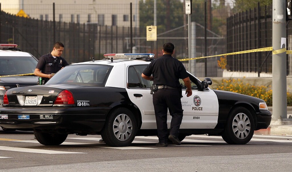 LAPD Investigates Accident in Highland Park