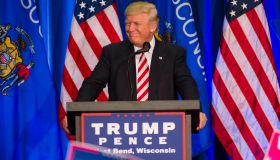 Donald Trump Holds Rally In West Bend, Wisconsin