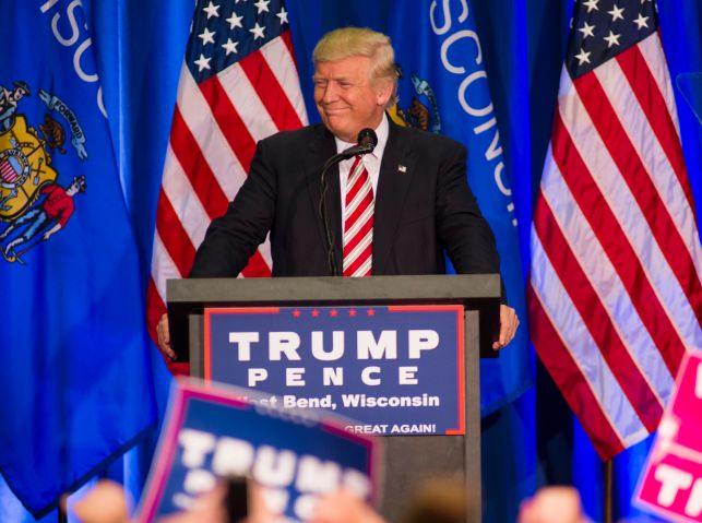 Donald Trump Holds Rally In West Bend, Wisconsin