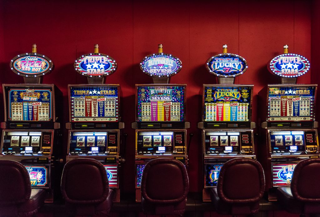 Casino slot machines...