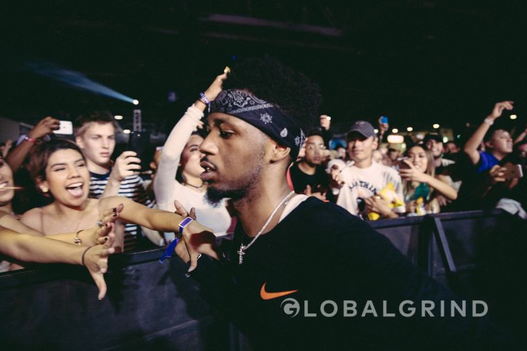 Metro Boomin gets some more from the crowd at ComplexCon.