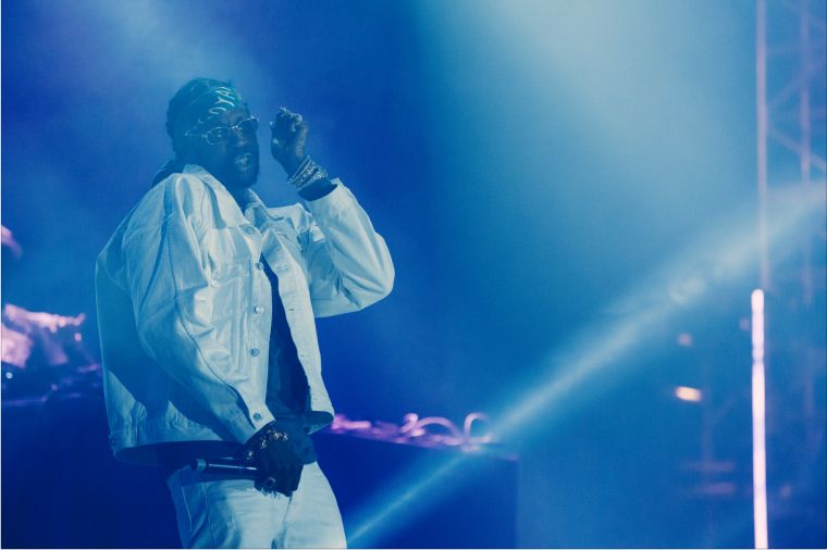 Tity Boi shows off his moves while performing one of his numerous hit songs.