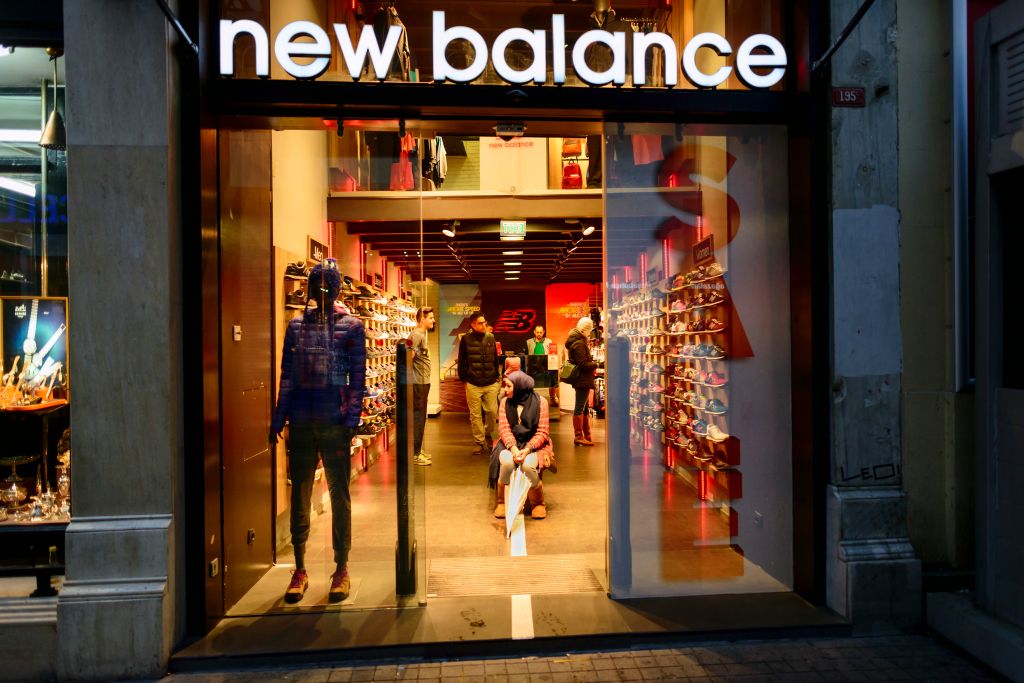 New Balance Store on on Istiklal Avenue in Istanbul